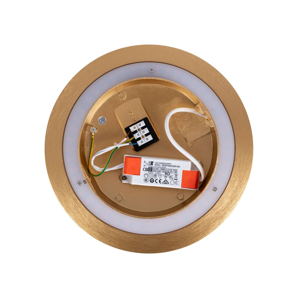 Aplique LED de pared circular "Eclipsis" 18W - 3000K - CRI90 - Driver KeGu - IP20