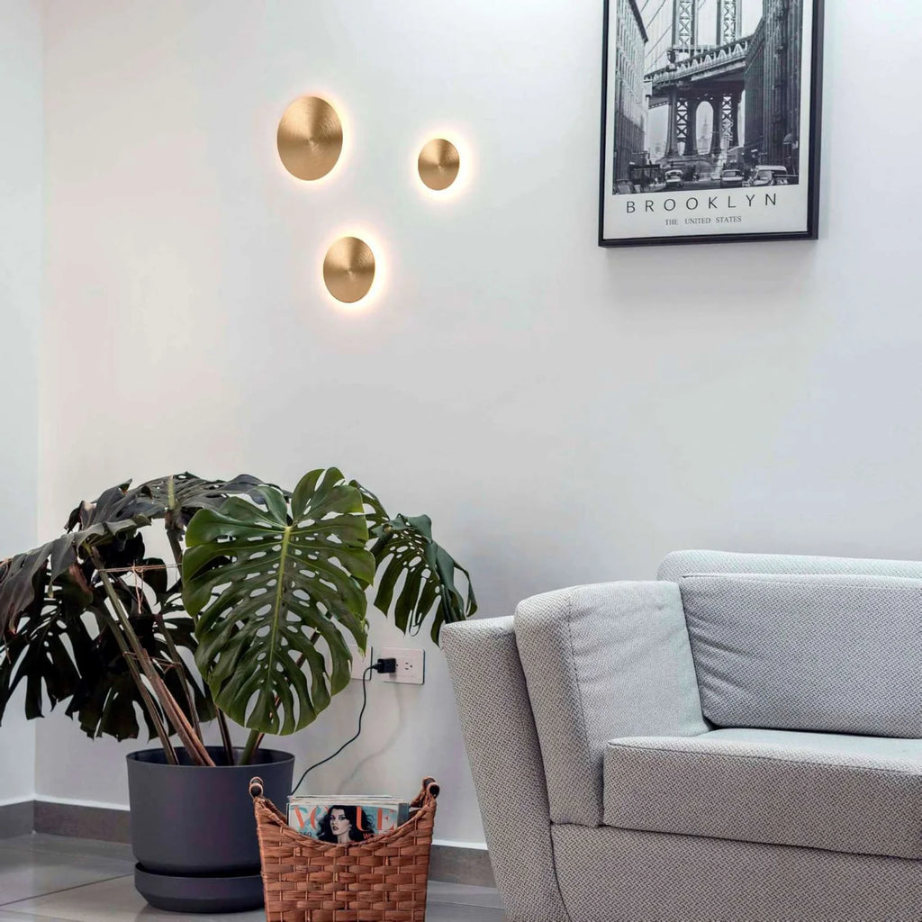 Aplique LED de pared circular "Eclipsis" 18W - 3000K - CRI90 - Driver KeGu - IP20