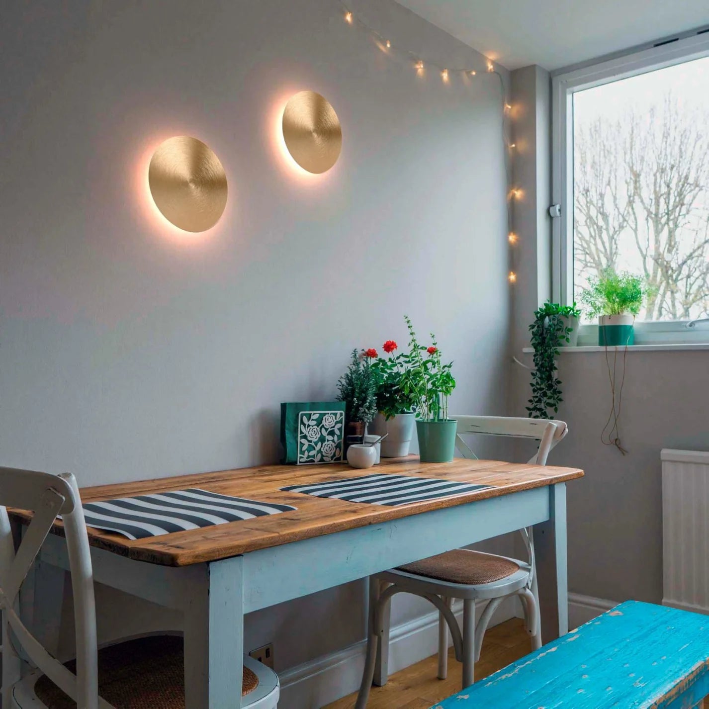 Aplique LED de pared circular "Eclipsis" 18W - 3000K - CRI90 - Driver KeGu - IP20