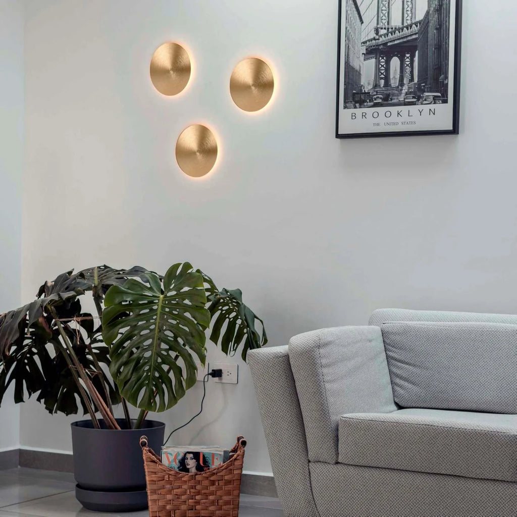 Aplique LED de pared circular "Eclipsis" 18W - 3000K - CRI90 - Driver KeGu - IP20