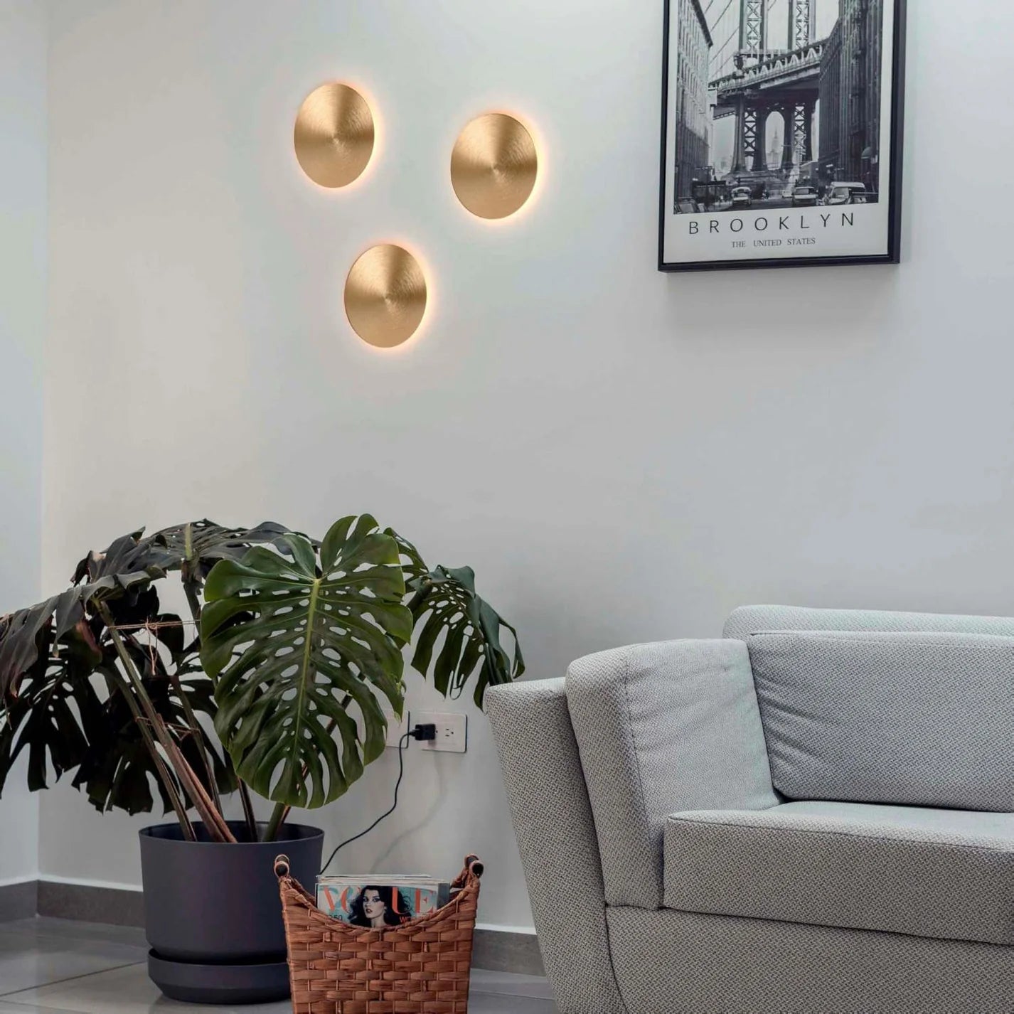 Aplique LED de pared circular "Eclipsis" 18W - 3000K - CRI90 - Driver KeGu - IP20