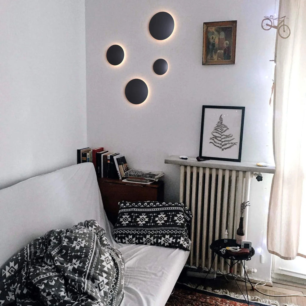 Aplique LED de pared circular "Eclipsis" 18W - 3000K - CRI90 - Driver KeGu - IP20