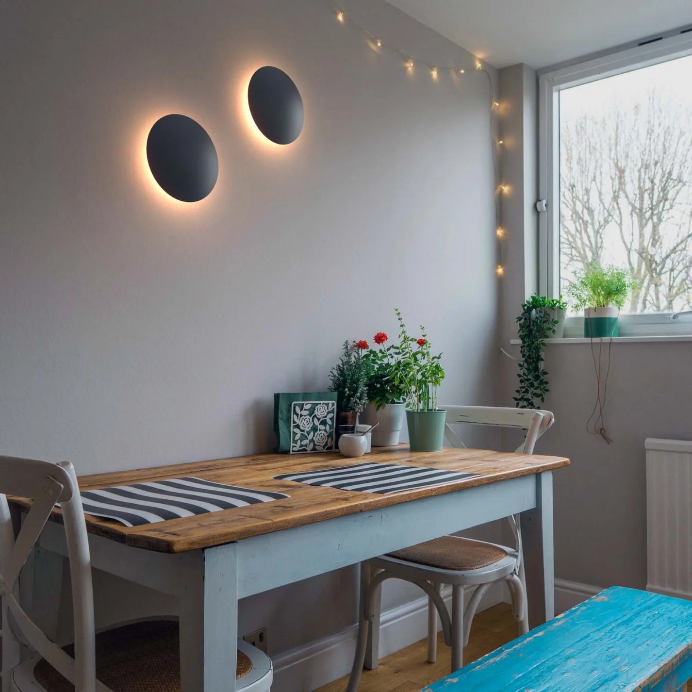 Aplique LED de pared circular "Eclipsis" 18W - 3000K - CRI90 - Driver KeGu - IP20