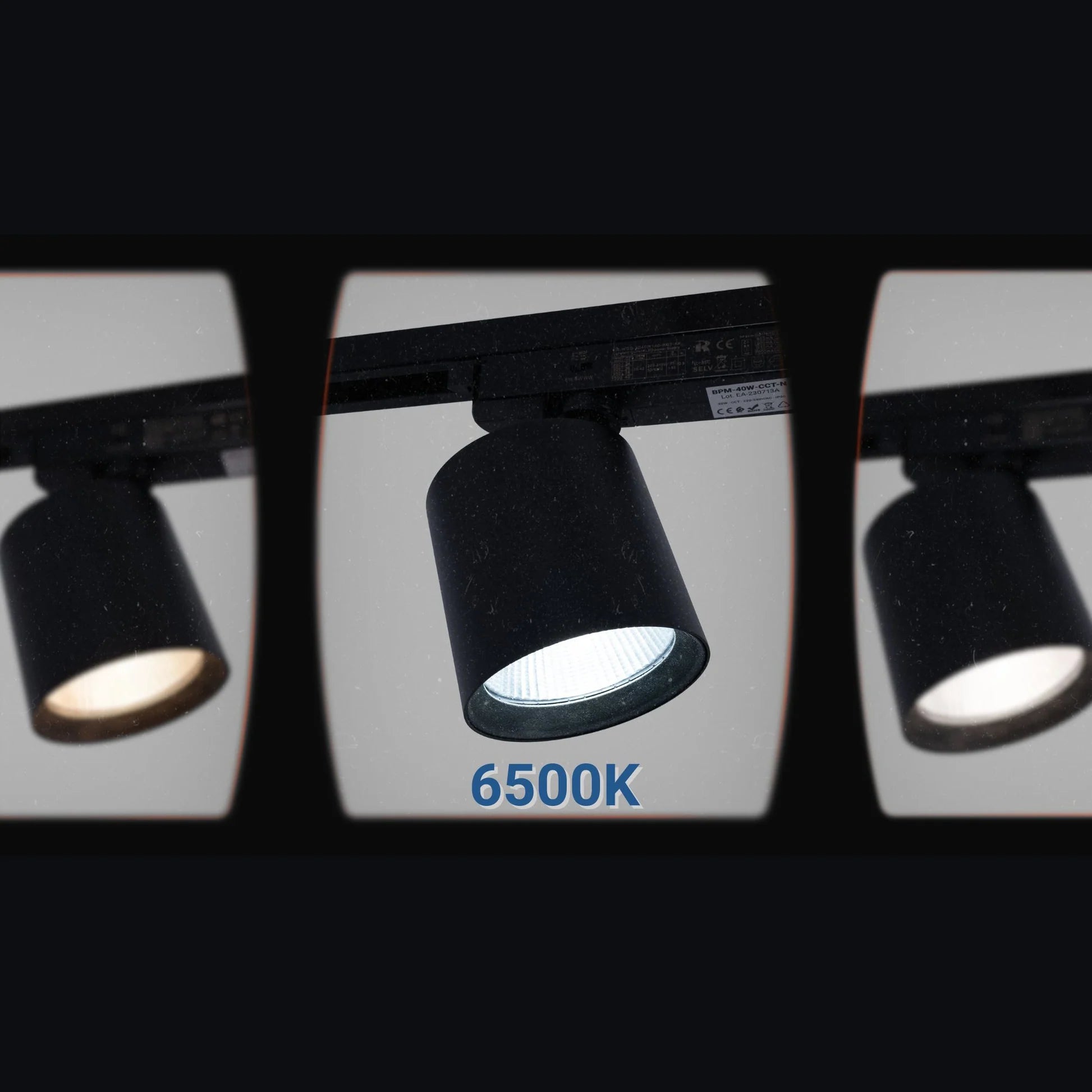 Proyector LED para riel monofásico CCT - 40W - CRI 90