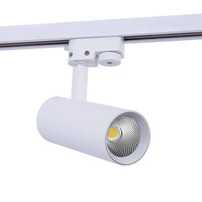 Proyector LED para carril monofásico - CCT - 10W - CRI 90 - Driver KGP - Blanco