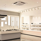 Carril monofásico de PVC para focos LED - Superficie - 2 metros (1)