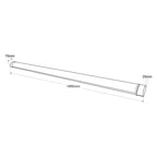 Luminaria lineal LED de alta potencia - 45W - 150cm - IP20 - Barcelona LED Argentina