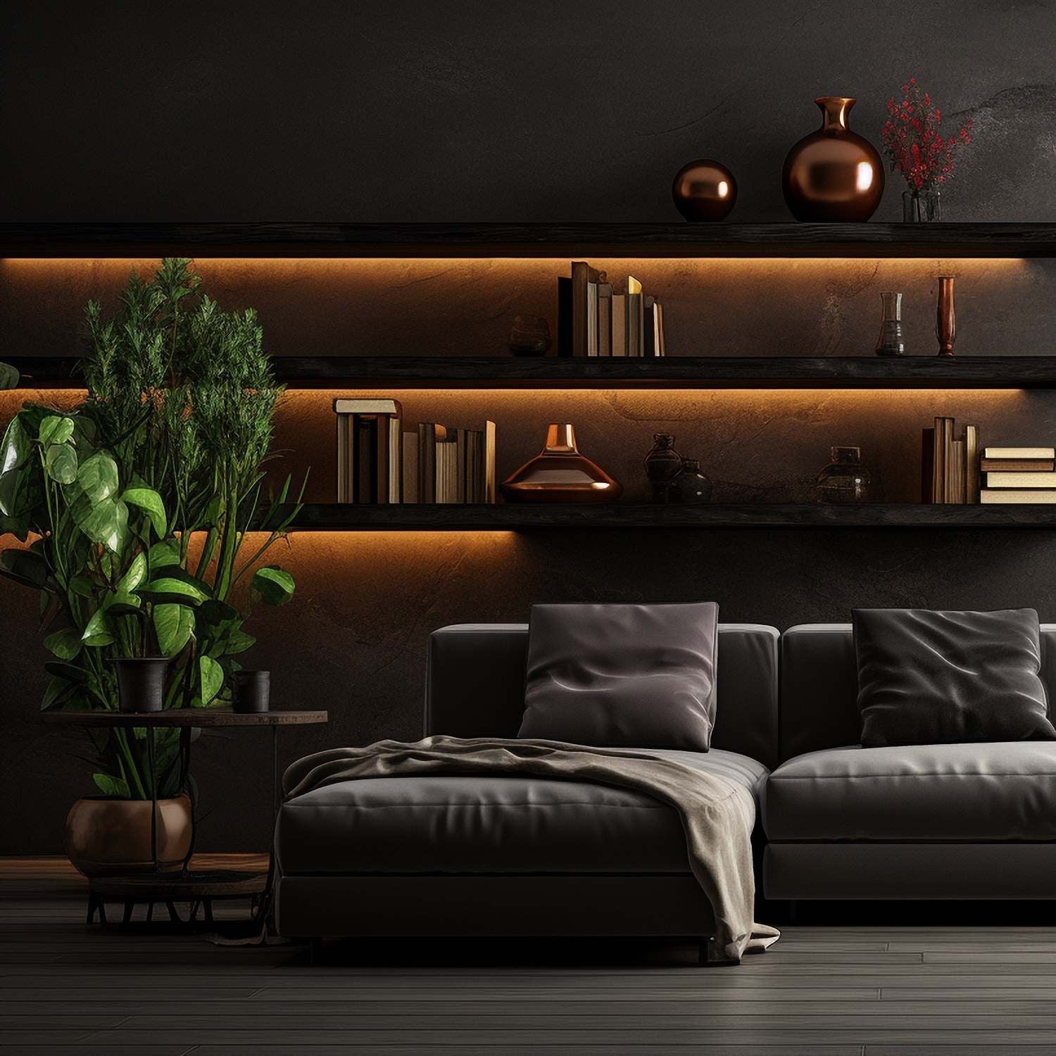 Perfil de aluminio de superficie para esquinas - Con difusor - Kit completo - 20x20mm - Tira LED hasta 10mm - 2 metros (2)