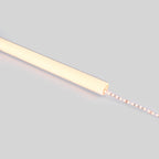 Perfil de aluminio de superficie para esquinas - Con difusor - Kit completo - 20x20mm - Tira LED hasta 10mm - 2 metros