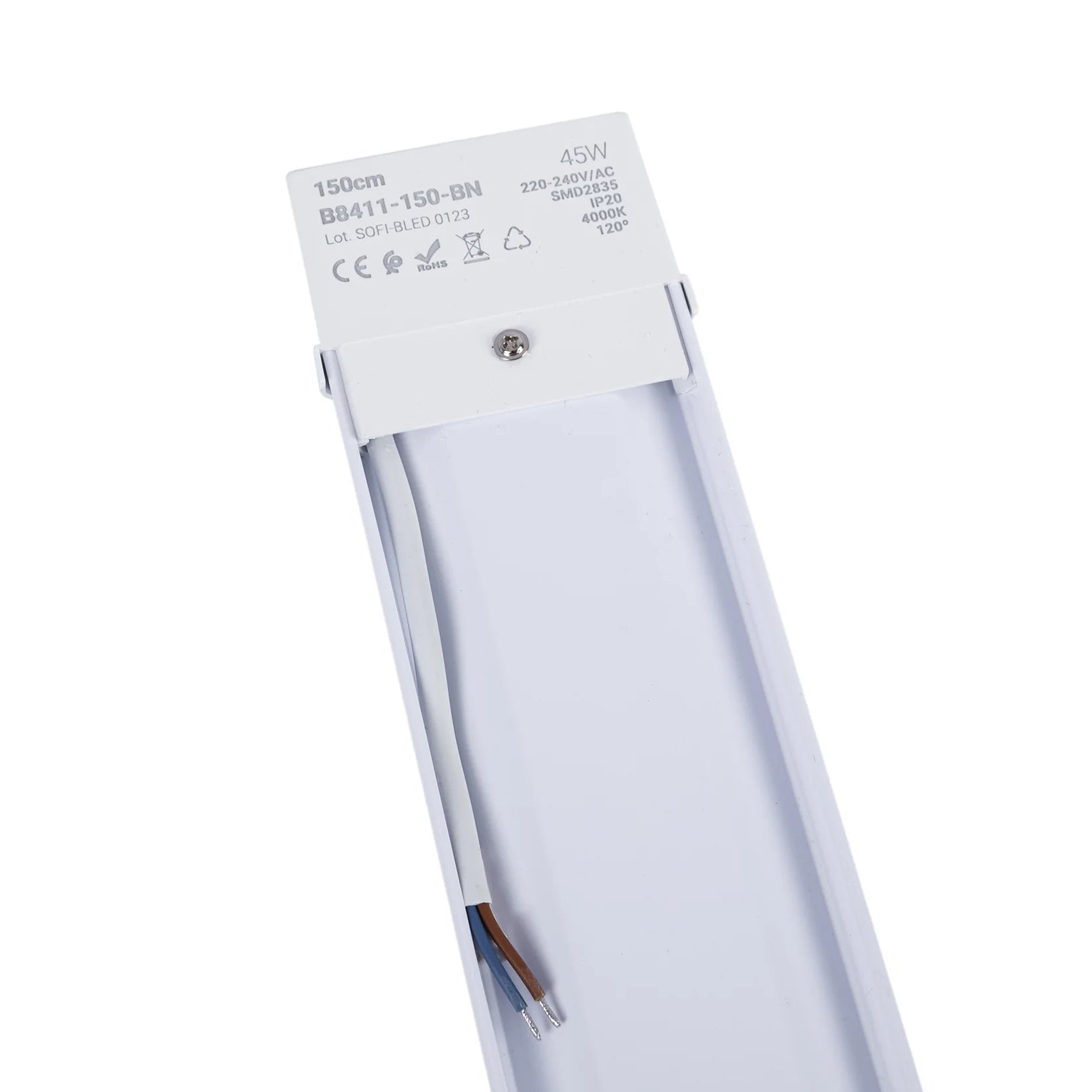 Luminaria lineal LED de alta potencia - 45W - 150cm - IP20 - Barcelona LED Argentina