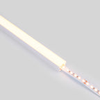 Perfil tira LED de superficie con difusor - Kit completo - 17,6x14,5mm - Tira LED ≤ 12 mm - 2 metros
