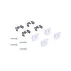 Perfil tira LED de superficie con difusor - Kit completo - 17,6x14,5mm - Tira LED ≤ 12 mm - 2 metros