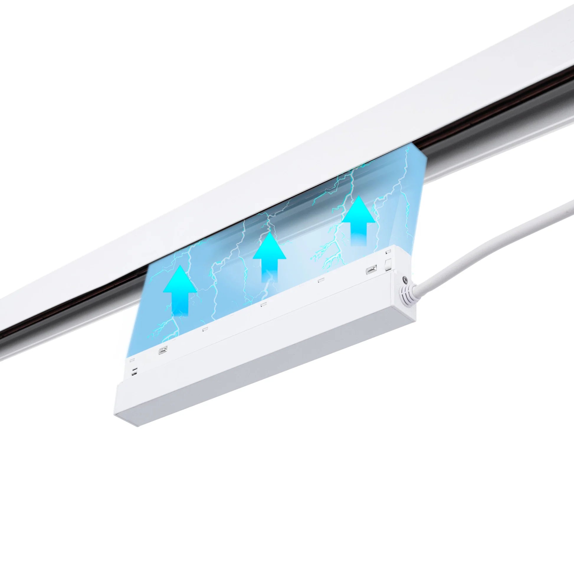 Fuente de alimentación para carril magnético 20mm - 48V - 100W - Blanca