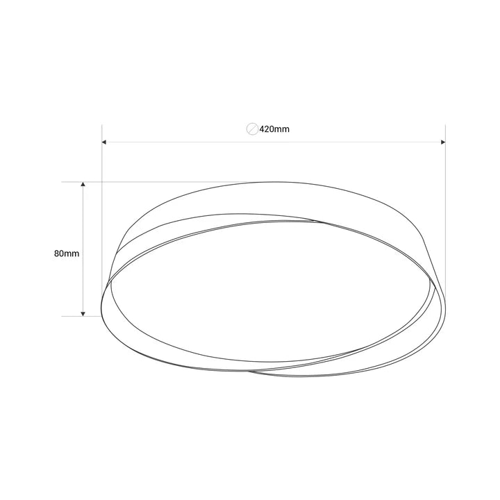 Lámpara de techo LED tipo plafón CCT 24W - Efecto madera - ø40cm - IP22