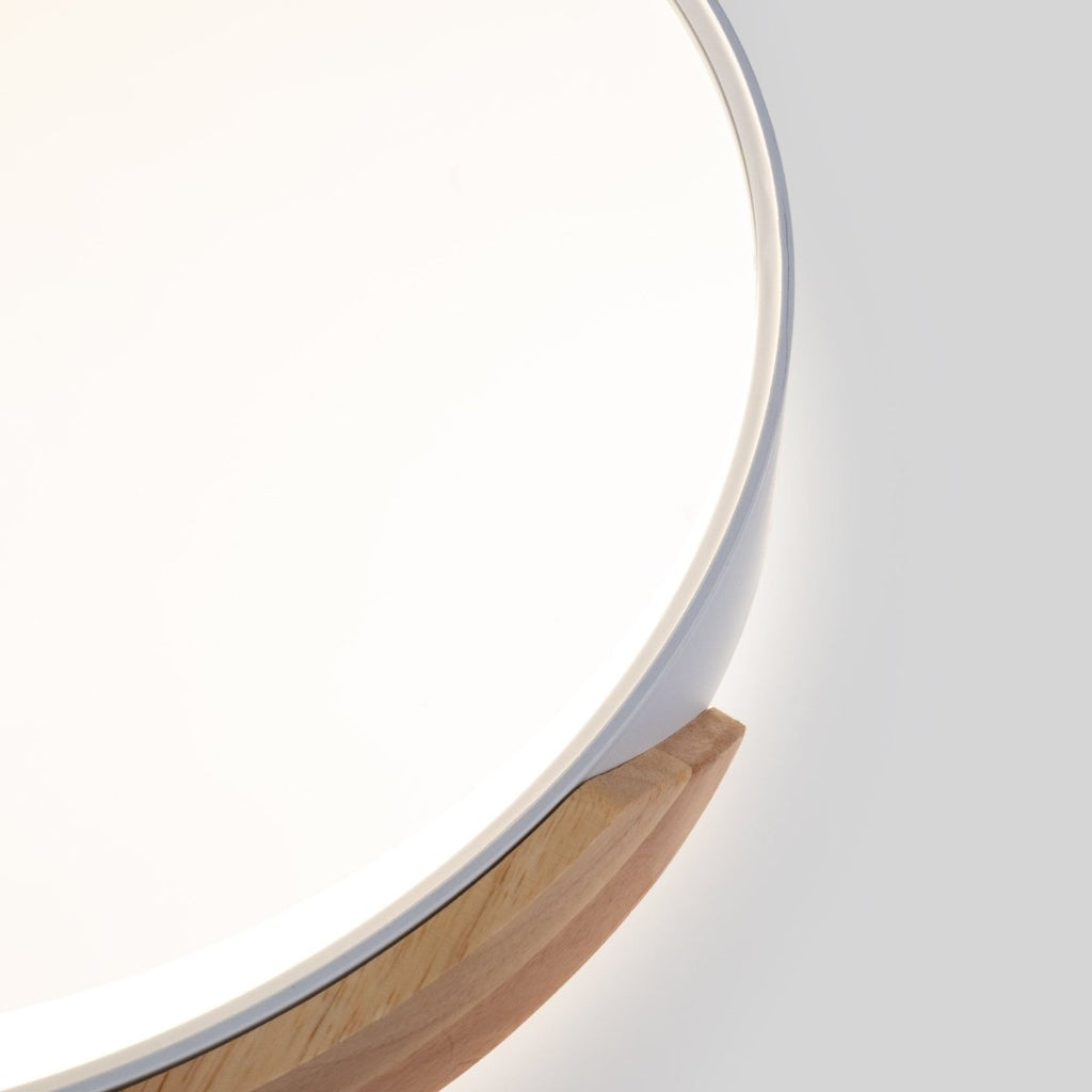 Plafón LED techo CCT 36W - Madera y Policarbonato- ø50cm - IP22
