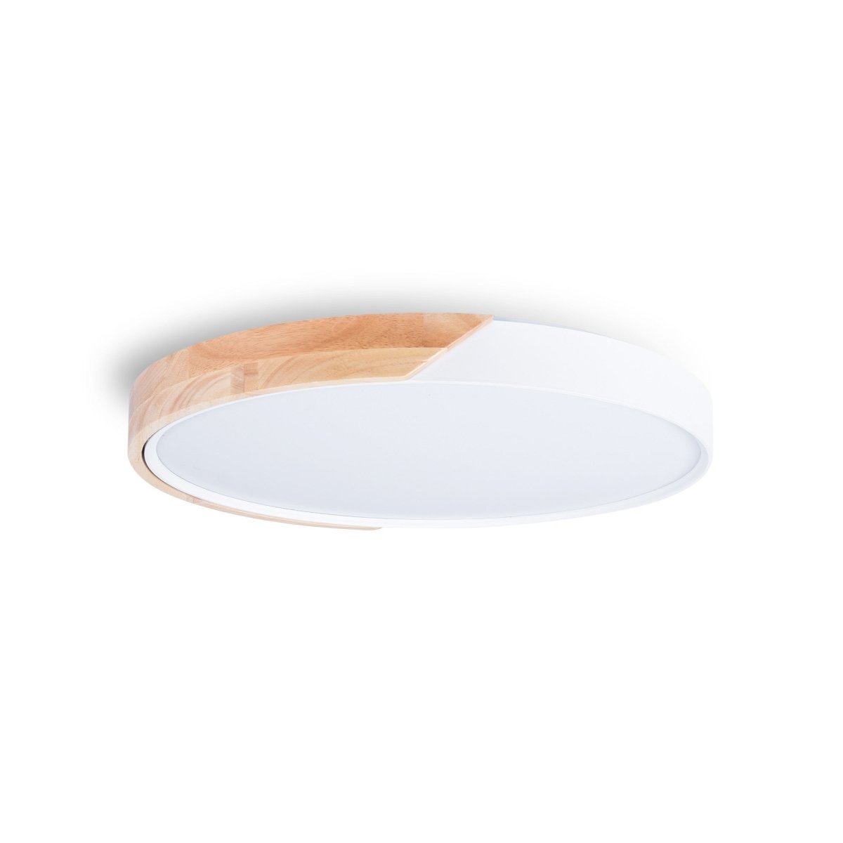 Plafón LED techo CCT 36W - Madera y Policarbonato- ø50cm - IP22 - Barcelona LED Argentina