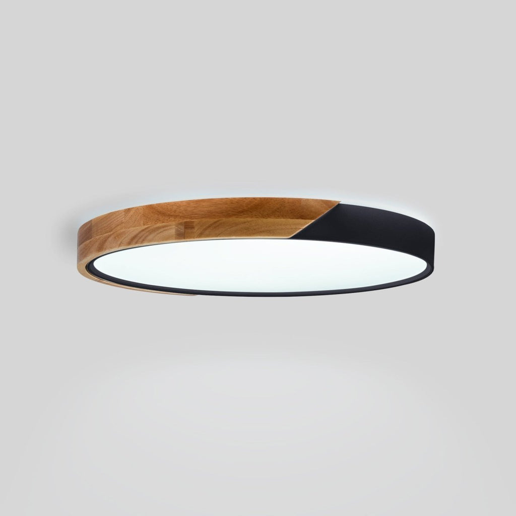 Plafón LED techo CCT 36W - Madera y Policarbonato- ø50cm - IP22