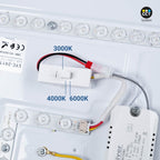 Plafón LED techo CCT 36W - Madera y Policarbonato- ø50cm - IP22