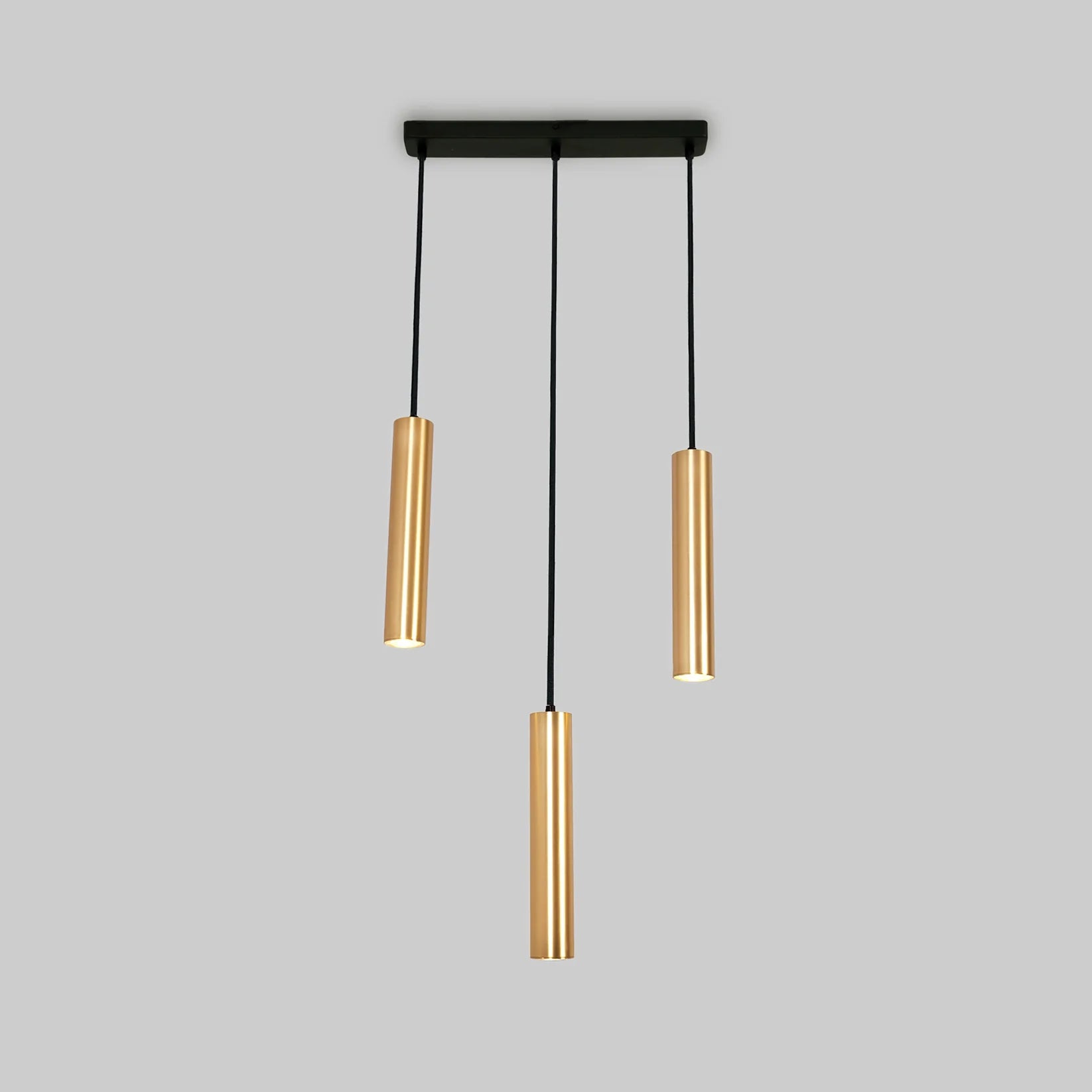 Lámpara colgante triple minimalista "Bila 3" - GU10