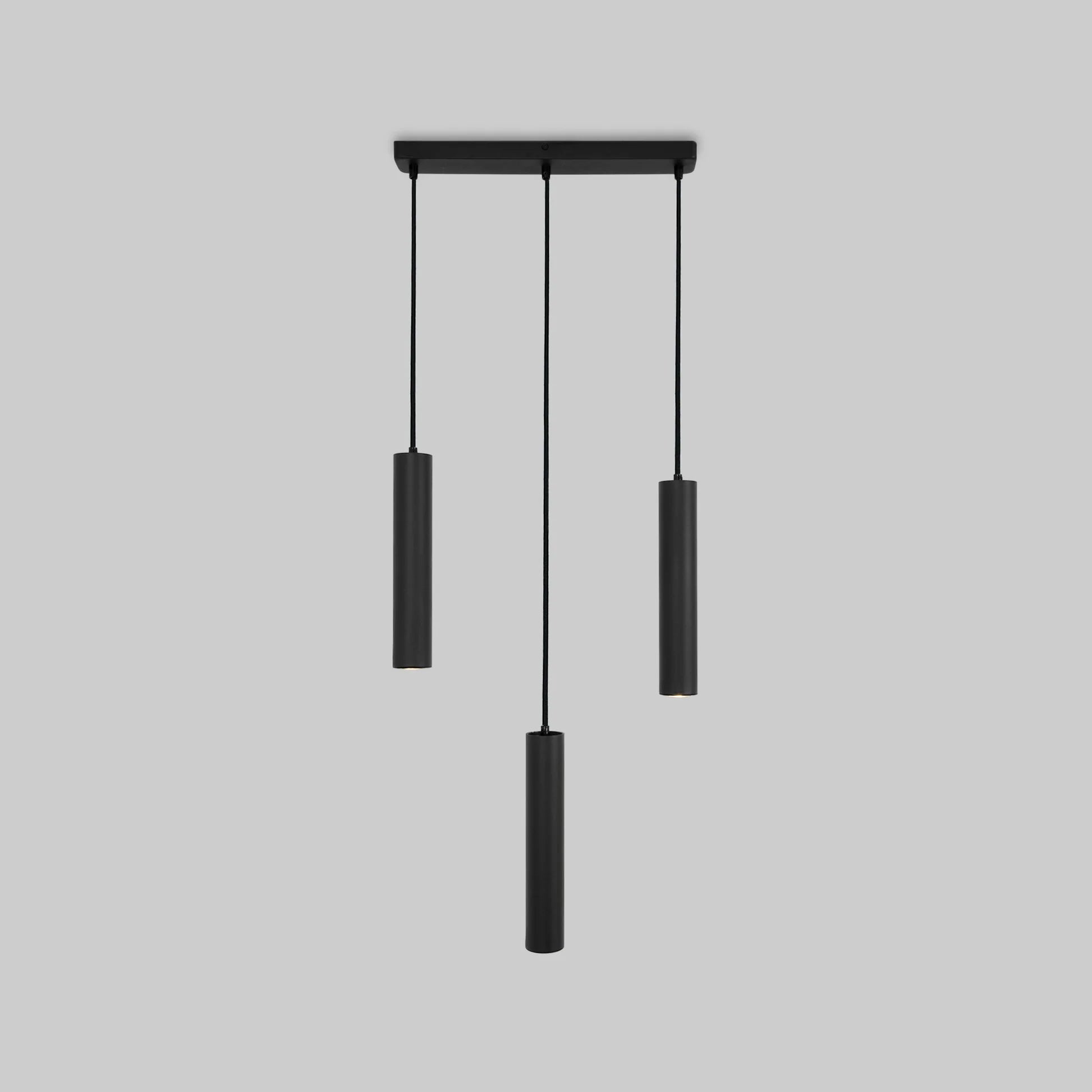 Lámpara colgante triple minimalista "Bila 3" - GU10