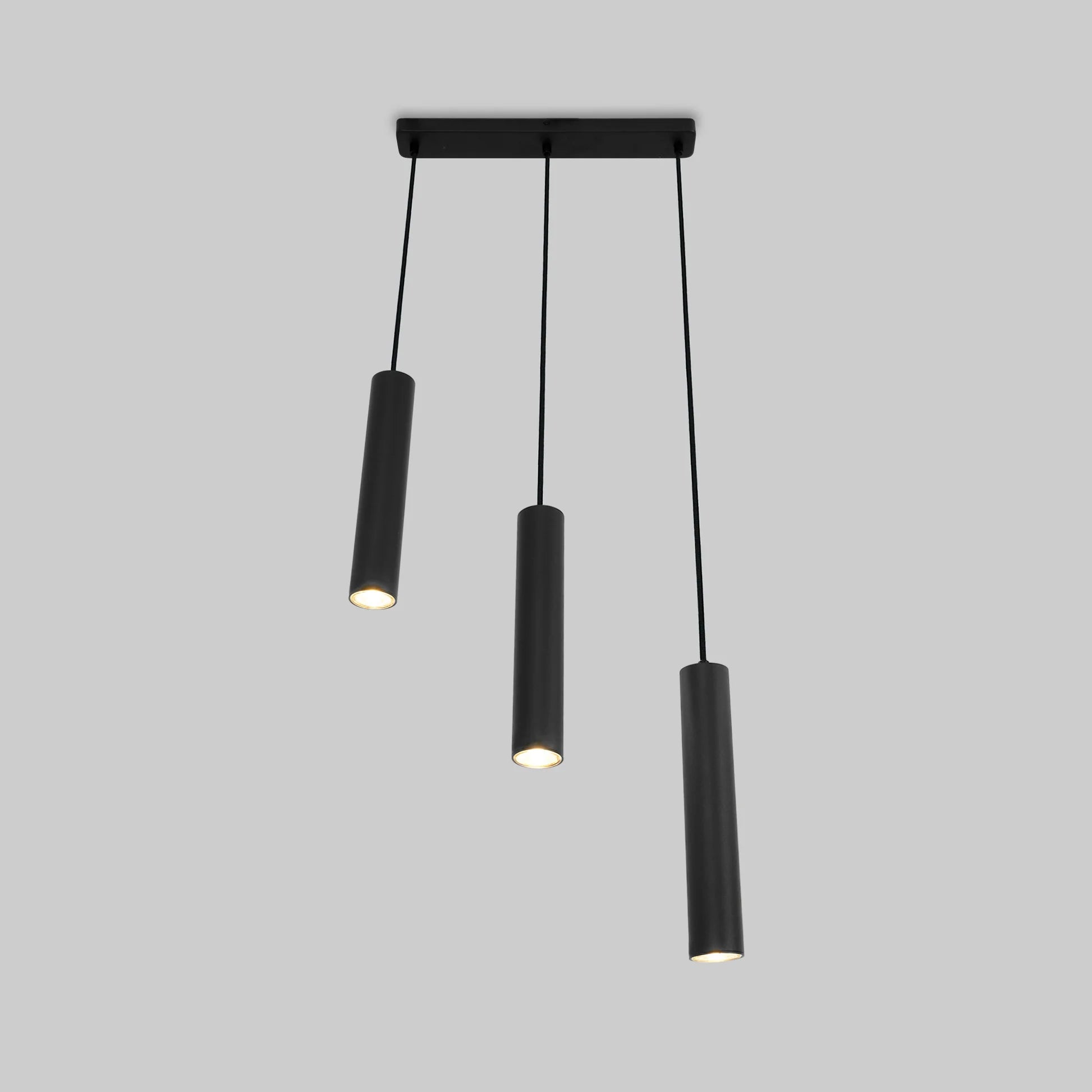 Lámpara colgante triple minimalista "Bila 3" - GU10
