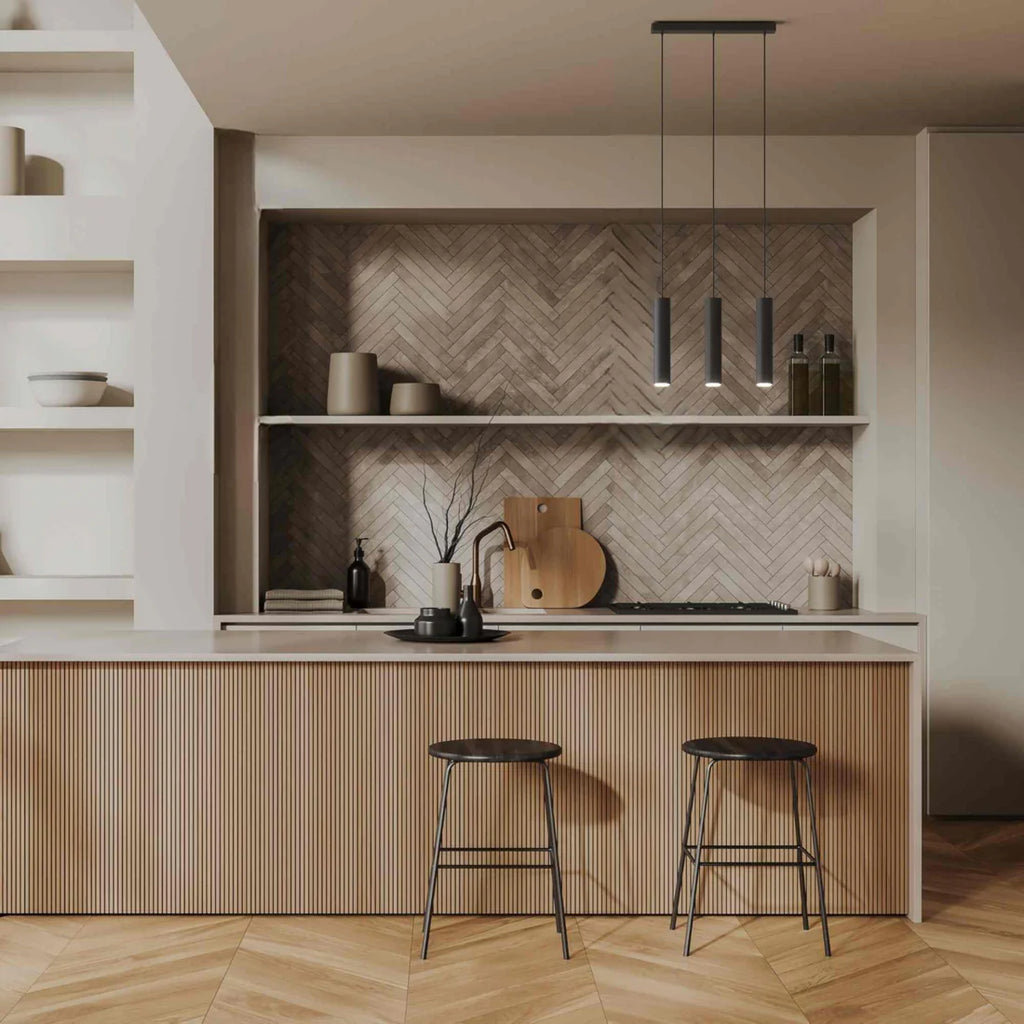 Lámpara colgante triple minimalista "Bila 3" - GU10