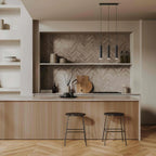 Lámpara colgante triple minimalista "Bila 3" - GU10