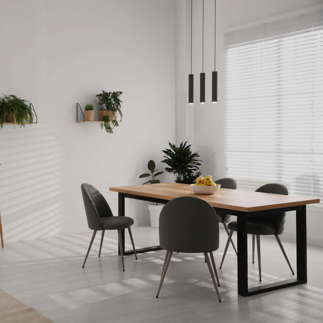 Lámpara colgante triple minimalista "Bila 3" - GU10