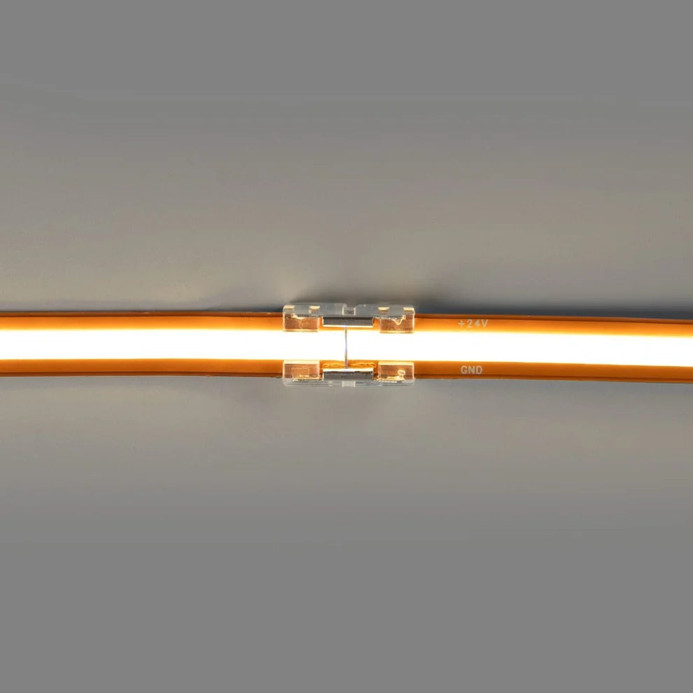 Conector tira a tira COB monocolor - Ancho 8mm - 2 pines - IP20