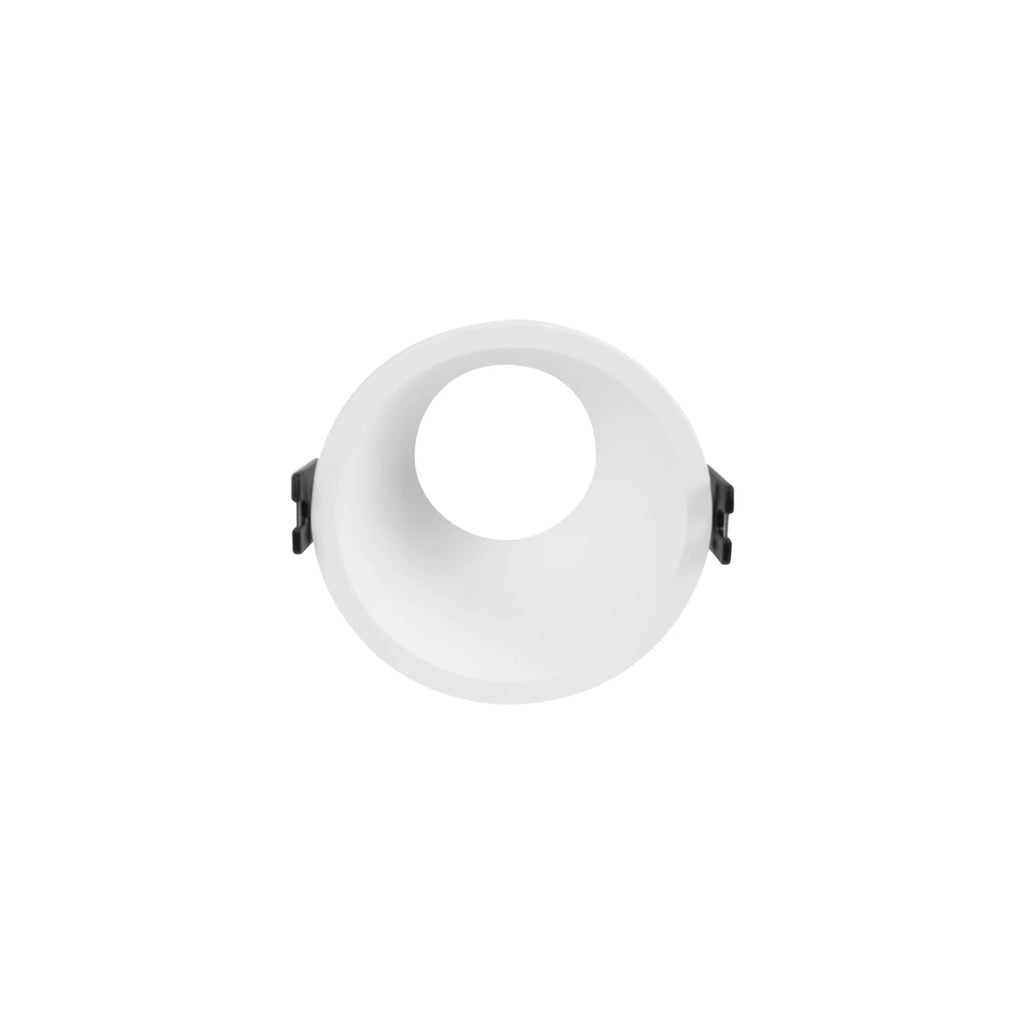 Kit aro downlight empotrable redondo Bajo UGR + Portalámpara + Bombilla GU10
