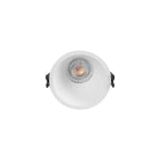 Kit aro downlight empotrable redondo Bajo UGR + Portalámpara + Bombilla GU10
