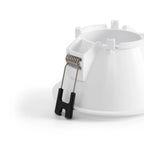 Kit aro downlight empotrable redondo Bajo UGR + Portalámpara + Bombilla GU10