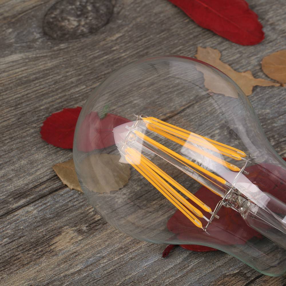 Bombilla LED filamento E27 60 - 8W - Transparente