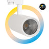 Proyector LED para riel monofásico 20W - CCT - CRI 90 - 1800 lm