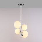 Lámpara colgante bola cristal "TANNA" - E27 - Ø 15cm