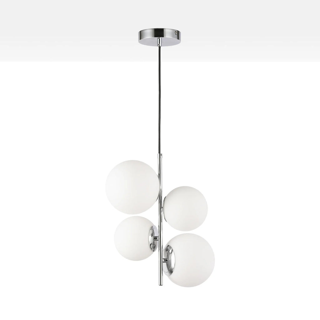 Lámpara colgante bola cristal "TANNA" - E27 - Ø 15cm