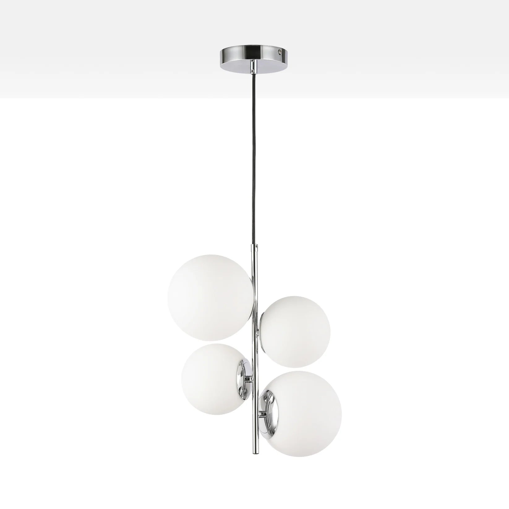 Lámpara colgante bola cristal "TANNA" - E27 - Ø 15cm