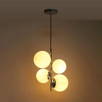 Lámpara colgante bola cristal "TANNA" - E27 - Ø 15cm