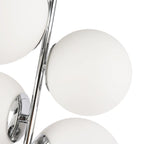 Lámpara colgante bola cristal "TANNA" - E27 - Ø 15cm