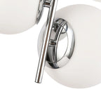 Lámpara colgante bola cristal "TANNA" - E27 - Ø 15cm