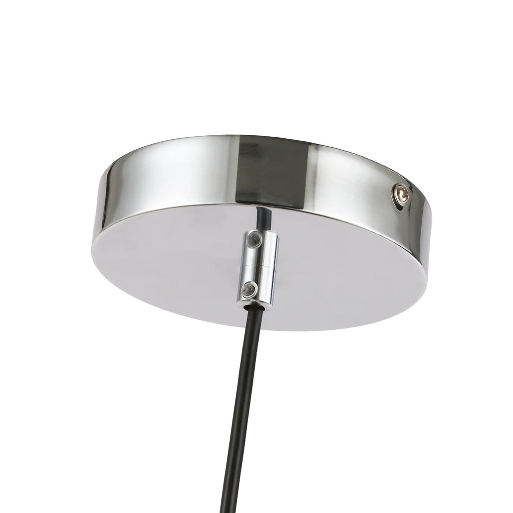 Lámpara colgante bola cristal "TANNA" - E27 - Ø 15cm