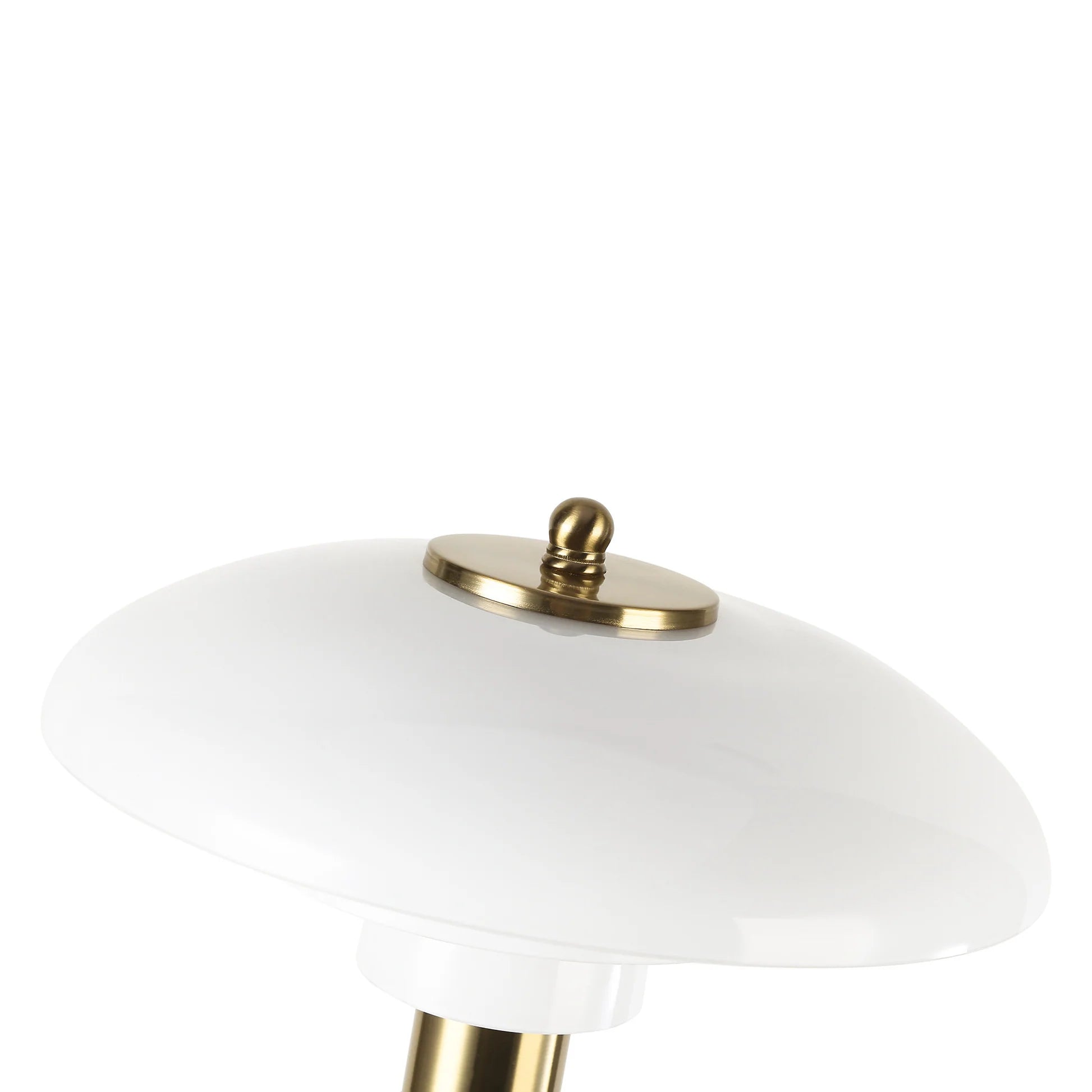 Lámpara de pie de diseño "Marshal" - Pantalla cristal - E27