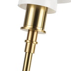 Lámpara de pie de diseño "Marshal" - Pantalla cristal - E27