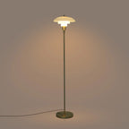 Lámpara de pie de diseño "Marshal" - Pantalla cristal - E27