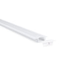Perfil tira LED empotrable - 24,5x7mm - Kit completo - 1 metro
