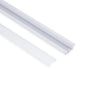 Perfil tira LED empotrable - 24,5x7mm - Kit completo - 1 metro