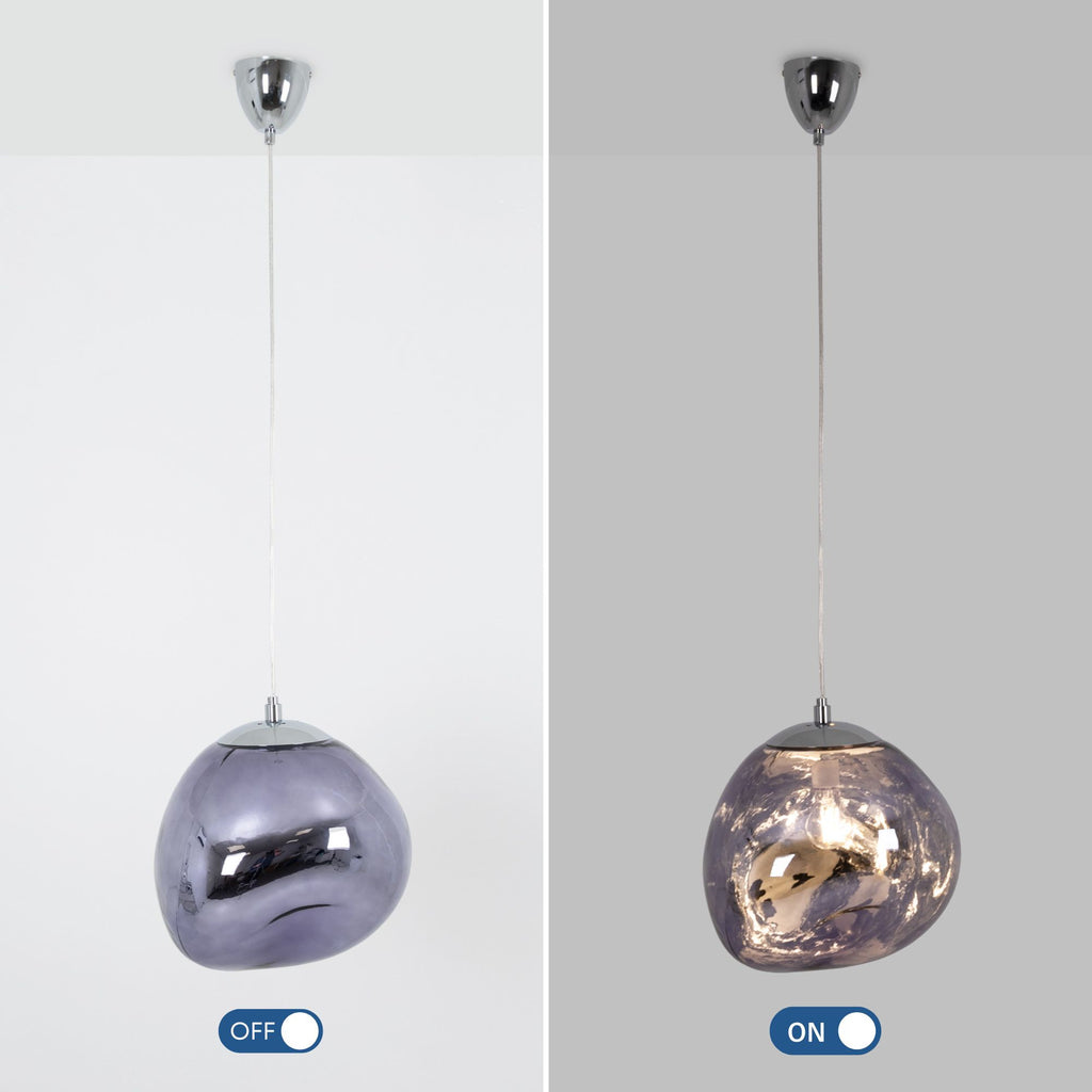 Lámpara colgante cristal de diseño "RAINY" - Ø 36cm