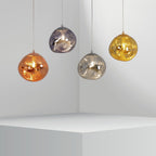 Lámpara colgante cristal de diseño "RAINY" - Ø 36cm