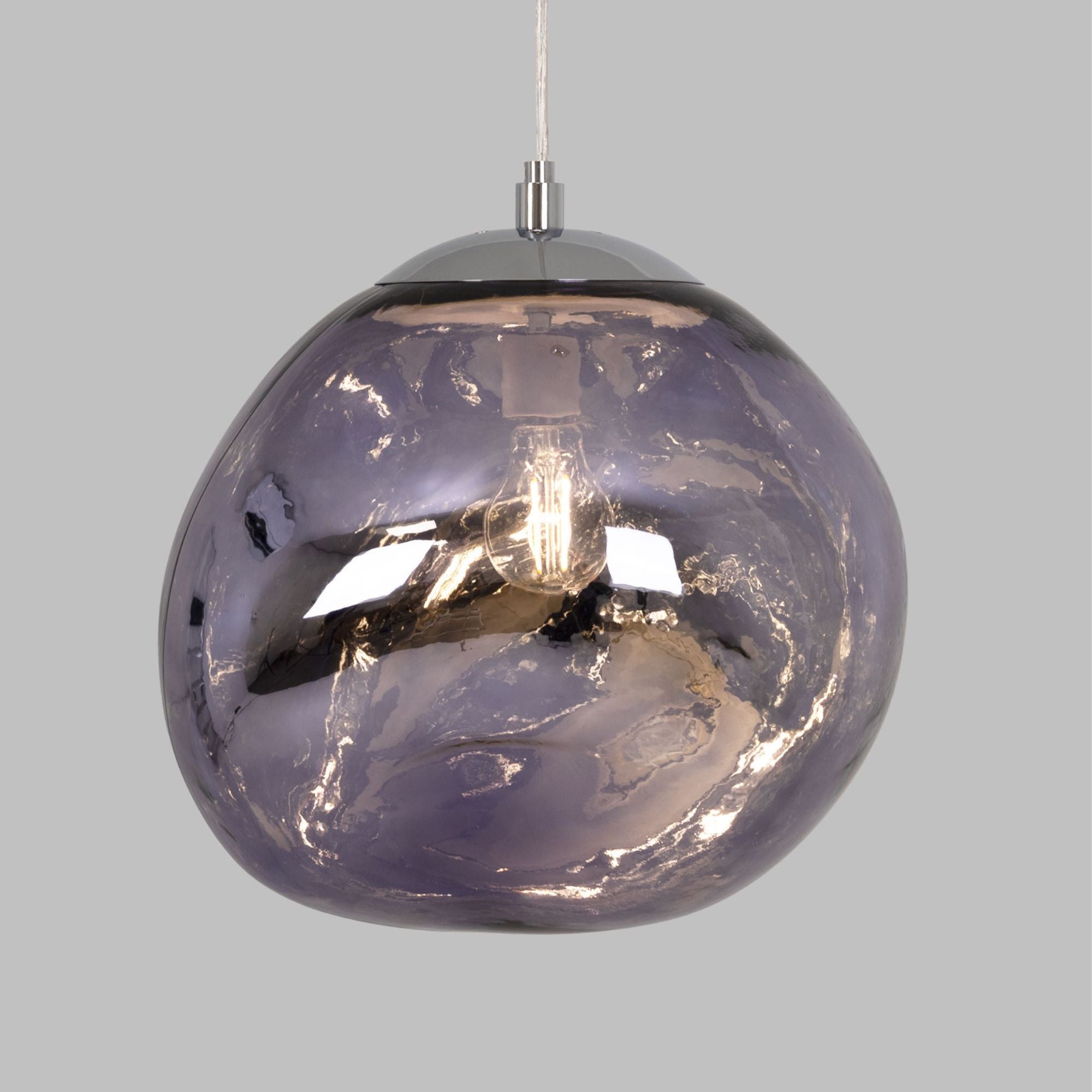 Lámpara colgante cristal de diseño "RAINY" - Ø 36cm