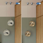 Lámpara colgante cristal de diseño "RAINY" - Ø 36cm